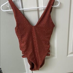 BECCA One Piece Swimsuit in Rust